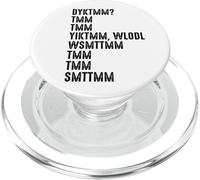 Do You Know The Muffin Man DYKTMM Nostalgia Funny Saying PopSockets PopGrip pour MagSafe