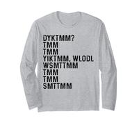 Do You Know The Muffin Man DYKTMM Vintage Funny Quote Manche Longue