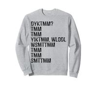 Do You Know The Muffin Man DYKTMM Vintage Nostalgia Wordplay Sweatshirt