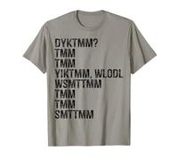 Do You Know The Muffin Man DYKTMM Vintage Nostalgia Wordplay T-Shirt