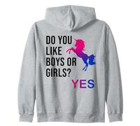 Do You Like Boys Or Girls Bisexual Gay Pride Unicorn LGBT Sweat à Capuche