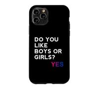 Do You Like Boys Or Girls Yes Bisexual Gay Pride Month LGBT Coque pour iPhone 11 Pro