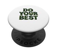 Do Your Best Cub Scout Nature Design Leaf Art PopSockets PopGrip Adhésif