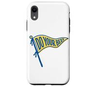 Do Your Best Vintage Cub Scout Pennant Coque pour iPhone XR