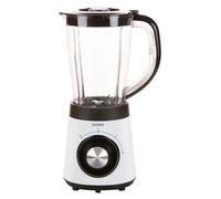 DOMO DO9203BL Blender avec bol de 1,5 L en plastique sans BPA - 500 W - blanc