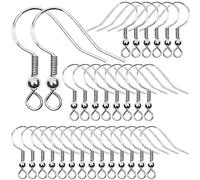DOANTE 30 pièces Fabrication Boucle d'oreille,kit Boucle d'oreille a fabriquer,Accessoire Boucle d'oreille Creation,Crochet Boucle d'oreille,pour Fabrication de Boucles d'Dreilles