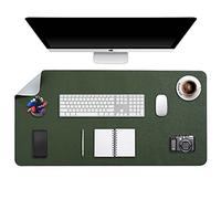 DOBAOJIA Sous-Main Bureau, Tapis de Bureau, Tapis de Clavier et Souris, Tapis de Portable, Pad Écriture, Mouse Pad XXXXL, pour Bureau/Maison/Gaming, Double Face en Cuir PU 100 x 50cm