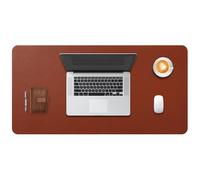 DOBAOJIA Sous-Main Bureau XL, Tapis de Bureau, Tapis de Clavier et Souris, Tapis de Portable, Pad Écriture, Mouse Pad, pour Bureau/Maison/Gaming, PU Étanche + Suède Antidérapant 70 x 35cm