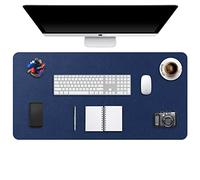 DOBAOJIA Sous-Main Bureau XXXXL, Tapis de Bureau, Tapis de Clavier et Souris, Tapis de Portable, Pad Écriture, Mouse Pad, pour Bureau/Maison/Gaming, PU Étanche + Suède Antidérapant 100 x 50cm