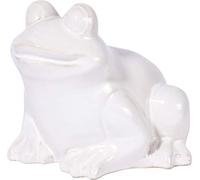 dobar 10410e Figurine de jardin Grenouille Taille M - Figurine décorative pour l'extérieur - Grenouille de conte de fées en céramique pour jardin - Nain de jardin extérieur - Statue grenouille pour la
