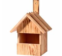 dobar 13076e Nichoir avec Grand Ouverture en Bois de pin Marron 22,5 x 19,5 x 33 cm