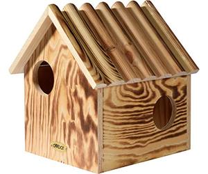 dobar® 22231FSCe Mangeoire d'écureuil avec 3 entrées 26 x 26 x 29 cm