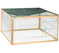 dobar 23117 Quadro Cage rectangulaire en Bois et Grillage métallique 100 x 100 x 58,5 cm