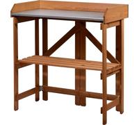 dobar 29053FSC Table à Plantes Pratique en pin FSC, Repliable, 85 x 44 x 89 cm