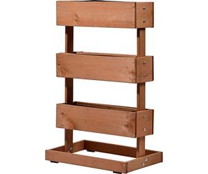 dobar 58525e Parterre Verticale avec 3 jardinières séparées en pin pour Jardinage Urbain 49,5 x 30 x 78 cm