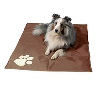 dobar® 60421 - Tapis rafraîchissant pour Chien et Chat - Tapis Auto-rafraîchissant pour Animaux de Compagnie - avec Rembourrage en Gel Froid - Couverture rafraîchissante - 99,5 x 70 cm - Marron