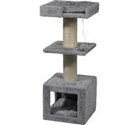 dobar® Arbre à Chat Easy de qualité supérieure en Bois avec griffoirs Extra Larges et Stables au Design élégant - Convient également pour Les Grands Chats - 35 x 60 x 100 cm