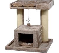 dobar® Arbre à Chat Softy de qualité supérieure en Bois avec griffoirs Extra Larges et Stables au Design élégant - Convient également pour Les Grands Chats - 35 x 60 x 100 cm