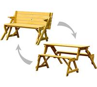 dobar Banc de Pique-Nique 2 en 1 Marron Clair