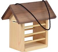 dobar® Green Label 11522FSCe Grand Support pour Boules de Graisse en Bois de pin Robuste - Mangeoire pour Oiseaux Sauvages - 22 x 14 x 21 cm