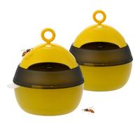 dobar® Lot de 2 pièges à guêpes - Grand piège Vivant pour guêpes - Piège à Insectes pour repousser Les guêpes pour extérieur, Jardin, terrasse et Balcon