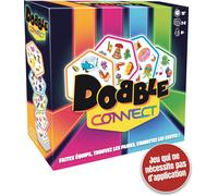 Dobble Connect - Jeu De Société Avec Cartes - Jeu De Rapidité - Jeu Familial - Pour Enfants À Partir De 8 Ans -Aligner 4 Symboles Pour Gagner - 2 À 8 Joueurs - 15 Min - Version Française