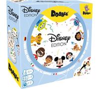 Asmodee - DOBBLE Disney - Jeu de Cartes Rapide et Amusant pour Enfants dès 6 Ans - Jeu d' Observation et Réflexes Famille - avec Héros Disney - 5 Mini Jeux - 2 à 8 Joueurs - Parties Courtes 15 Min