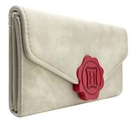 Dobby H.P. Hogwarts Sorcellerie et Magie Lettre Porte-Monnaie/Portefeuille Tri-Fold avec Poche à Monnaie & Porte-Cartes, Blanc Cassé