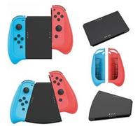 DOBE Pack 12-en-1 Accessoires pour Nintendo Switch - Coques Joy-Con, Étui Transparent, Boîte de Cartes & Capuchons Joystick Transparent G