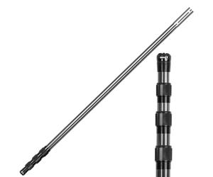 DOBEN Barre Télescopique en Fibre de Carbone 1,4-4,6 m, Perche Fibre de Carbone Régable et Extensible per Nettoyage de Piscine, Perche télescopique Professionnelle pour Piscine