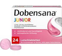 Dobensana Junior Fraise 1,2 mg / 0,6 mg Comprimés à sucer 24 pièces