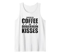 Doberman Dog Saying Coffee et Doberman Love Dog Owner Débardeur