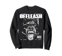 Doberman Dog Vintage Streetwear Urban Hip Hop Metal Rock Y2K Sweatshirt