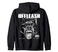Doberman Dog Vintage Streetwear Urban Hip Hop Y2K Back Print Sweat à Capuche