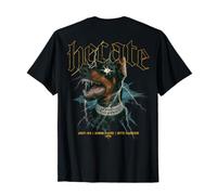 Doberman Dog Vintage Streetwear Urban Hip Hop Y2K Back Print T-Shirt
