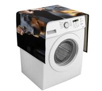 Doberman Housse de protection pour machine à laver avec poches de rangement pour lave-linge et sèche-linge 137,9 x 52,1 cm