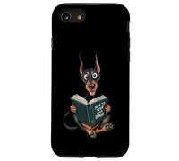Doberman lit comment former votre dessin animé drôle humain Coque pour iPhone SE (2020) / 7 / 8
