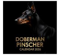 Doberman Pinscher Calendar 2026: Square Fine Art Photography Planner Featuring Sleek Guardian Canines for Home Decor