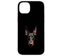 Doberman Pinscher Chien Doberman Noir Coque pour iPhone 14 Plus