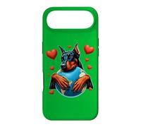 Doberman Pinscher Dog Earth Day Hug Love Owner Planet Lover Coque pour iPhone Air