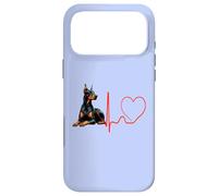 Doberman Pinscher Dog Heartbeat Funny Mes Chiens sont Mon Cardio Coque pour iPhone 17 Pro Max