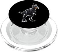 Doberman T Rex Dinosaure drôle PopSockets PopGrip pour MagSafe