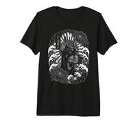 Dobermann Japan Irezumi Tatouage T-Shirt Haut de Gamme
