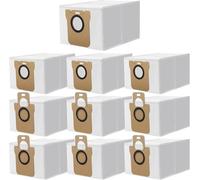 DOBIGER 10pcs Sacs à Poussière Compatible avec Xiaomi X10+ & Dreame L10 Ultra/ L10s Ultra Robot Aspirateur, Kit d'Accessoires pour Sacs d'Aspirateur Compatible avec Dreame L10s Ultra