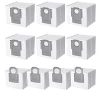 DOBIGER 10pcs Sacs à Poussière Compatibles avec Roborock S7 MaxV Ultra / S7 Pro Ultra / Q7+ / Q7 Max+ / Q5+/ T8, Sacs d'Aspirateur de Remplacement
