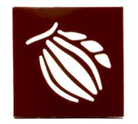 Dobla Dentelle Carré Cacao Pod Chocolat Décoration