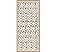 DobleUve Estudio Tapis Vinyle 24 | Marron | 140x200 cm | Tapis Cuisine | Tapis de Salon Antidérapant Antifongique Ignifuge | Tapis Enfants | Tapis Bain PVC | Tapis PVC