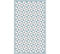 DobleUve Estudio Tapis Vinyle 31 | Bleu | 200x300 cm | Tapis Cuisine | Tapis de Salon Antidérapant Antifongique Ignifuge | Tapis Enfants | Tapis Bain PVC | Tapis PVC