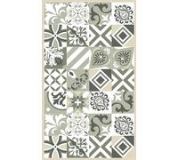 DobleUve Estudio Tapis Vinyle 32 | Vert | 140x200 cm | Tapis Cuisine | Tapis de Salon Antidérapant Antifongique Ignifuge | Tapis Enfants | Tapis Bain PVC | Tapis PVC