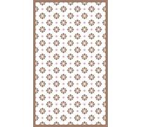 DobleUve Estudio Tapis Vinyle 34 | Brun | 200x300 cm | Tapis Cuisine | Tapis de Salon Antidérapant Antifongique Ignifuge | Tapis Enfants | Tapis Bain PVC | Tapis PVC